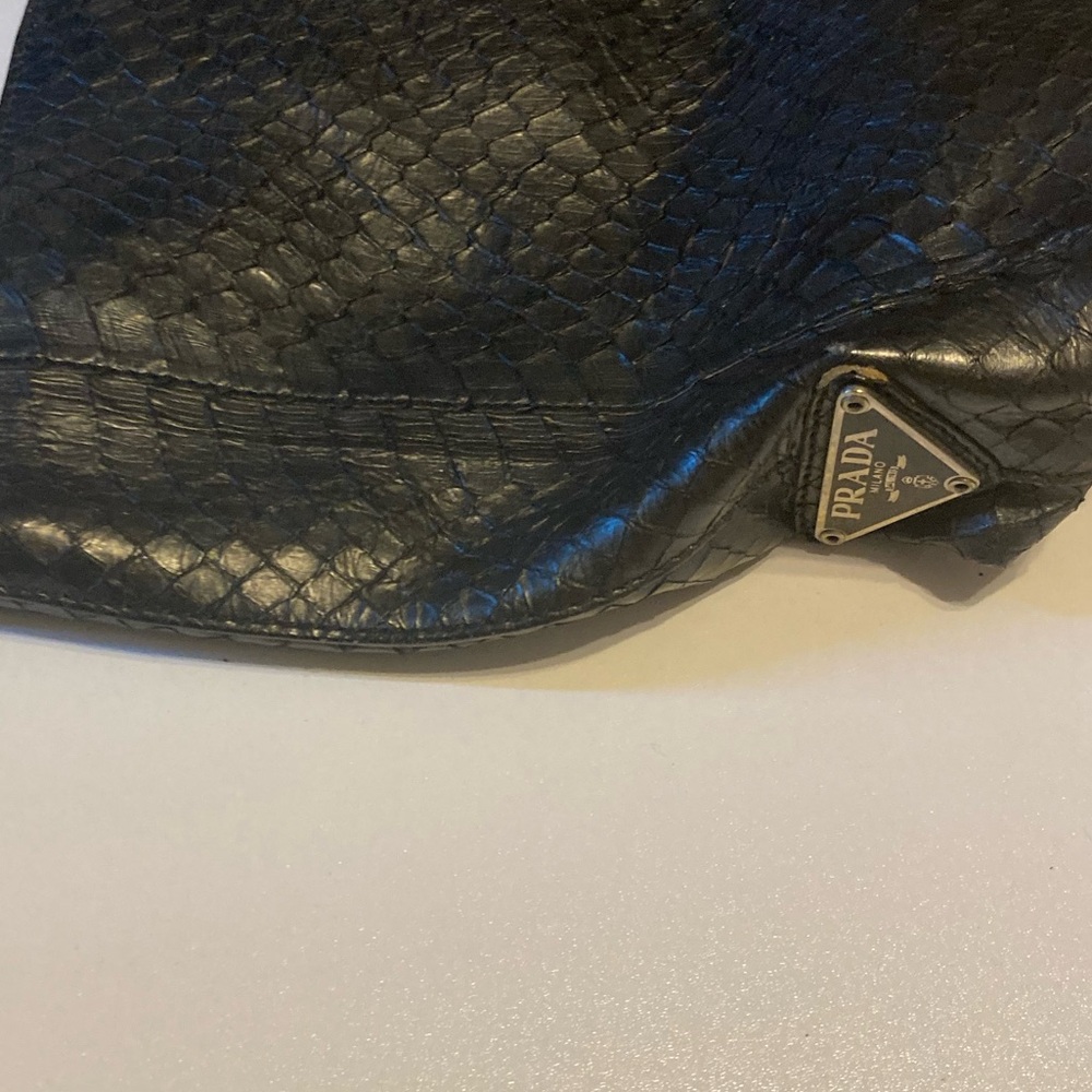 Prada Black Python Mini Tote - Picture 15 of 16